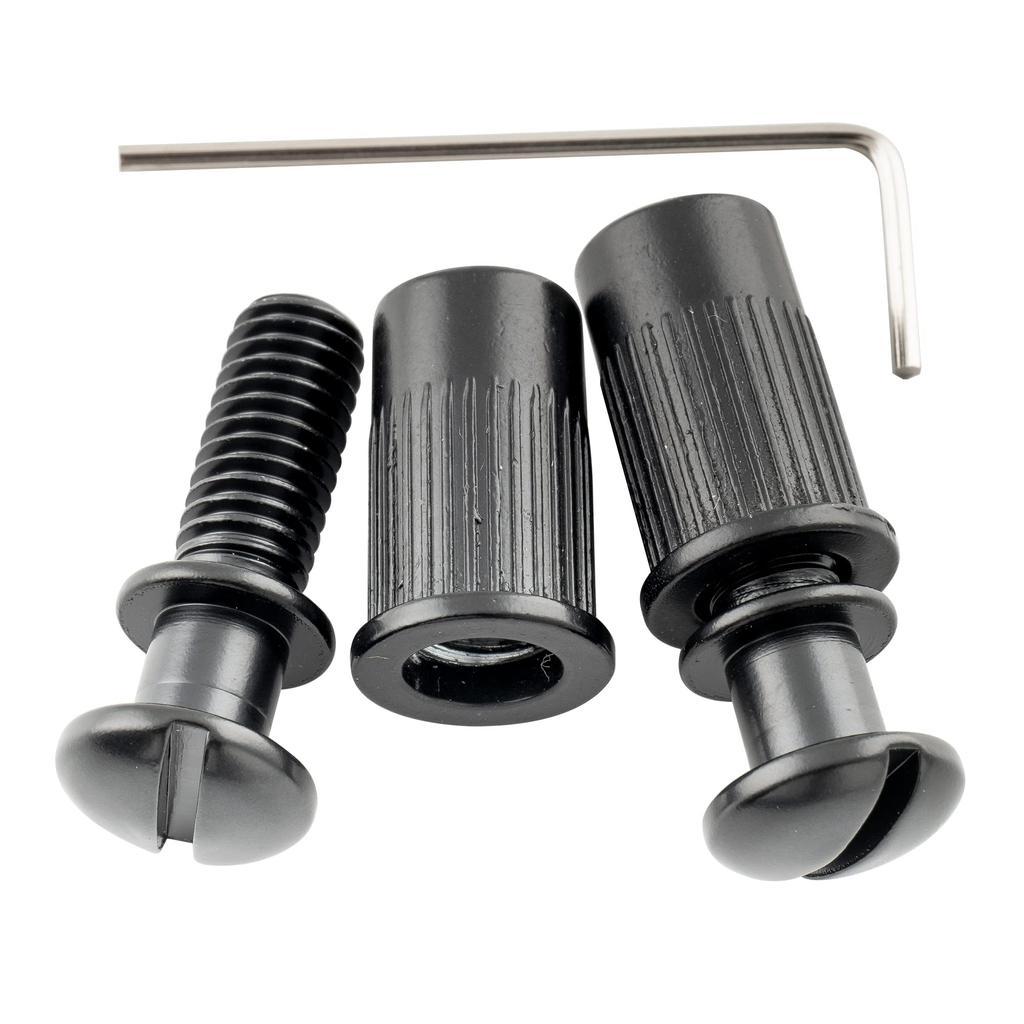 Wilkinson M Series Preset Wraparound Bridge Tailpiece for Junior Special Electric Black 10.4mm LP/SG Guitars,