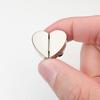 Heart-Shaped Magnetic Curtain Buckle - Strong Metal Closure for Light Leak Prevention