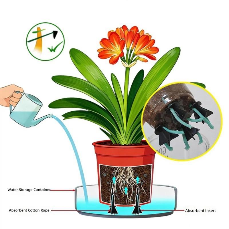 50Pcs Automatic Plant Watering Spikes Efficient Watering Stakes Garden Pots Home Outdoors Balcony Terrace