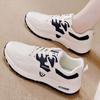 Large size sports shoes women's 2025 new spring explosion Korean version versatile lightweight running leather surface casual dad shoes women