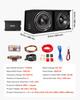 VEVOR Subwoofer Bass Package, 305mm, 1200W RMS, Dual Car Audio Subwoofer and Amp Package, with Loaded Enclosure, Separate Amplifier, and Wiring Kit