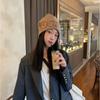 Soft and Skin Friendly Plus Velvet Baotou Pile Hat Warm Knitted Hat