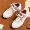 Anta 4 Carat Retro Classic High-Top Skate Shoes Women Sneakers White Pink 122448031-1