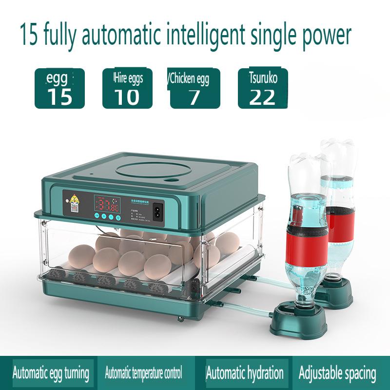 Incubator with Automatic Egg Turning and Humidity Control, Incubators for Hatching Eggs, Chicken, Ducks, Goose, Pigeon, Quail