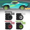 4 Pieces 1/10 RC Truck Wheels and Tires Accessories Spare Parts High Performance Durability Car