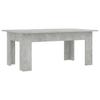 Coffee Table Concrete Grey 100 x 60 x 42 cm Wood Based Material