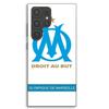 Coque Pour Samsung Galaxy S23 Ultra logo OM Olympique de Marseille blanc Fond Maniacase