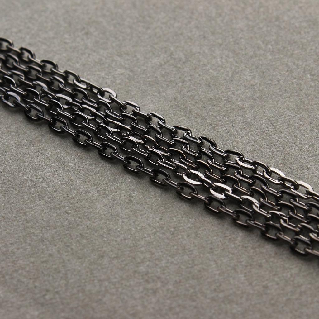 10yards 2x3/3x4mm Metal Link Chains Bulk Twisted Chains For Jewelry Making DIY Handmade Necklace Bracelet Accessories Findings