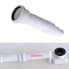 Connect Hose Waste Flush Pipe 1M Drain Hose Flexible Odorstop Pipe Accessories 50mm Chrome Cover Extendable For Shower