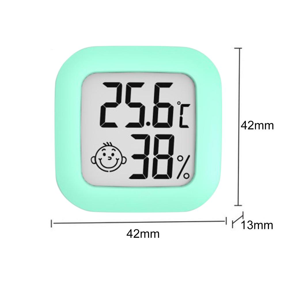Electronic Hygrometer Mini LCD Digital Display Thermohygrometer with Face Icon Temperature And Humidity Meter for Indoor Outdoor