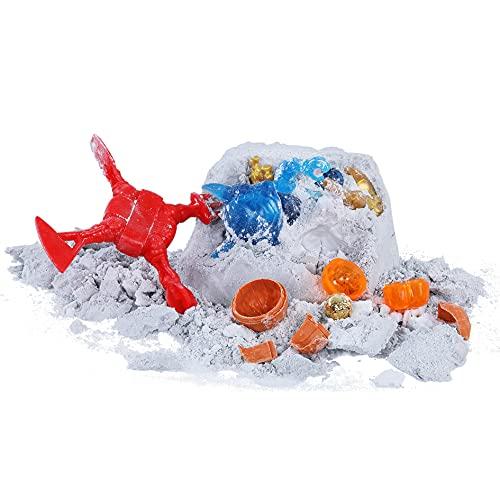 Treasure X Dino Gold Dino Einzelpack Offene Box Spielzeug Ausgraben und Entdecken Sammelbare Dinosaurierfiguren Finde Echten Goldschatz in 8 Abenteuertufen