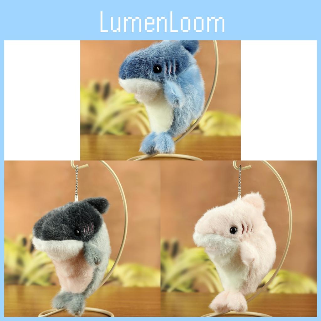 Shark Seal Animal Soft Toy Keyring With Polyester Fabric For Bags And Gifts