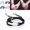 Handmade Infinite Symbol Bracelets With Adjustable Woven Design For Couples And Giftgiving