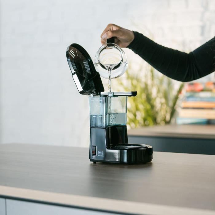 Cafetière À Filtre MELITTA Aromaboy 1015-02 Noir - 2 Tasses - 500W - Verseuse En Verre
