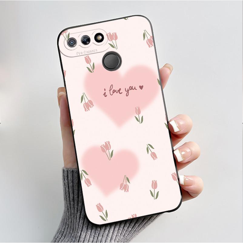 Printed Phone Case For Itel P15 A35 A25 PRO Fundas Capa Soft Silicone Black Shell for ITEL A25 Cover Cute Flower Cartoon Casing