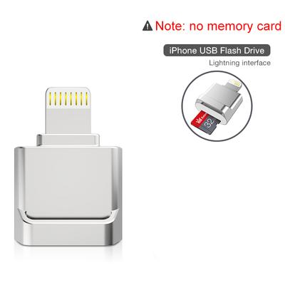 Memory Card MicroSD /TF Card Reader,Lightning To Adapter No Need Driver For Ipad Iphone 7 8plus X Xr 11 12 13 Mini 14 15 Pro Max