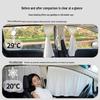 Car Window Sunshade Curtains - Clip-on Baby Privacy & Insulation for Summer.