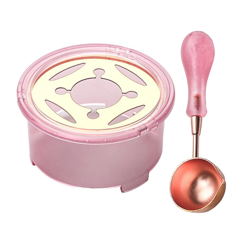 

Sealing Wax Kit Sealing Wax Melter Spoon Heater Kit Wax Letter Seal Kit Suitable For Melting Wax Seal Sticks Beads Diy Stamp Wedding Decor