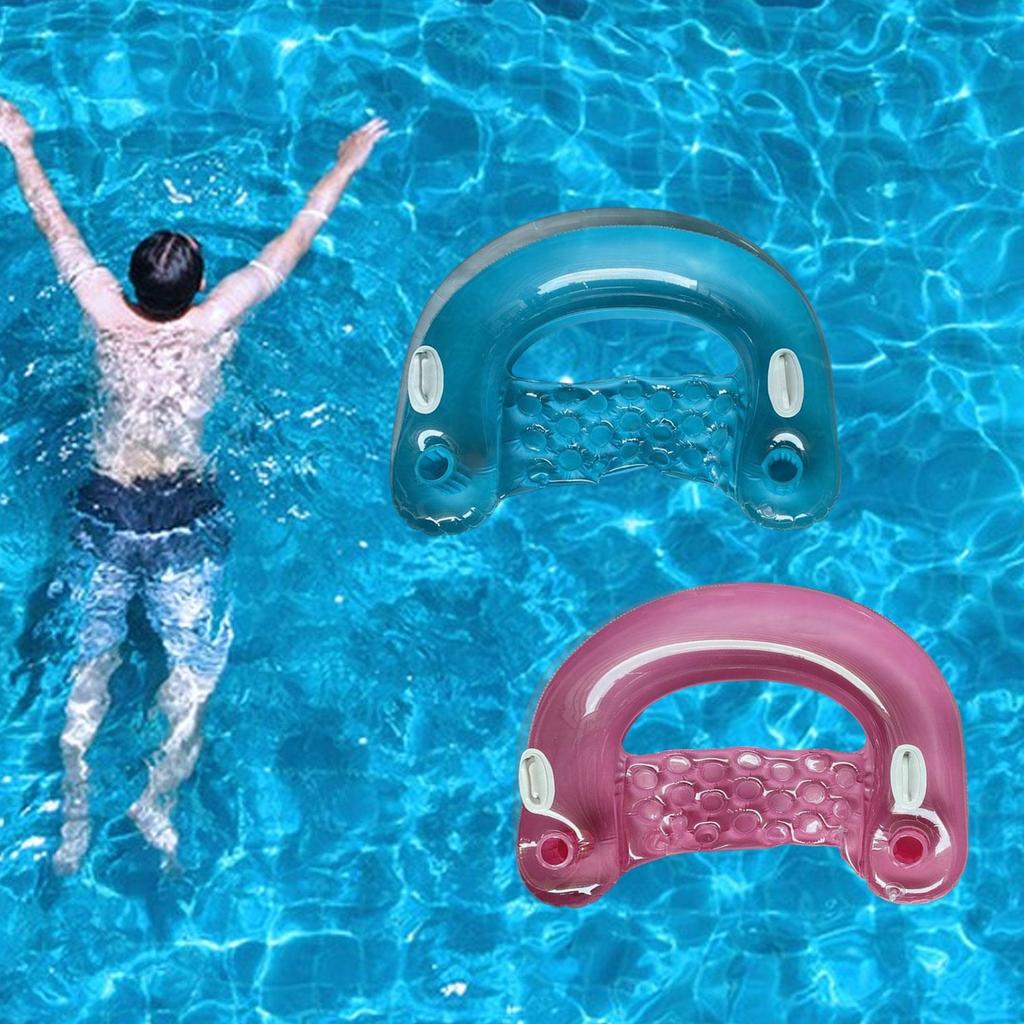 Pool Inflatable Lounge Chair Summer Swim Inflatable Floating Water Mattresses Hammock Lounge Chairs Floating Mat Inflatable Seat