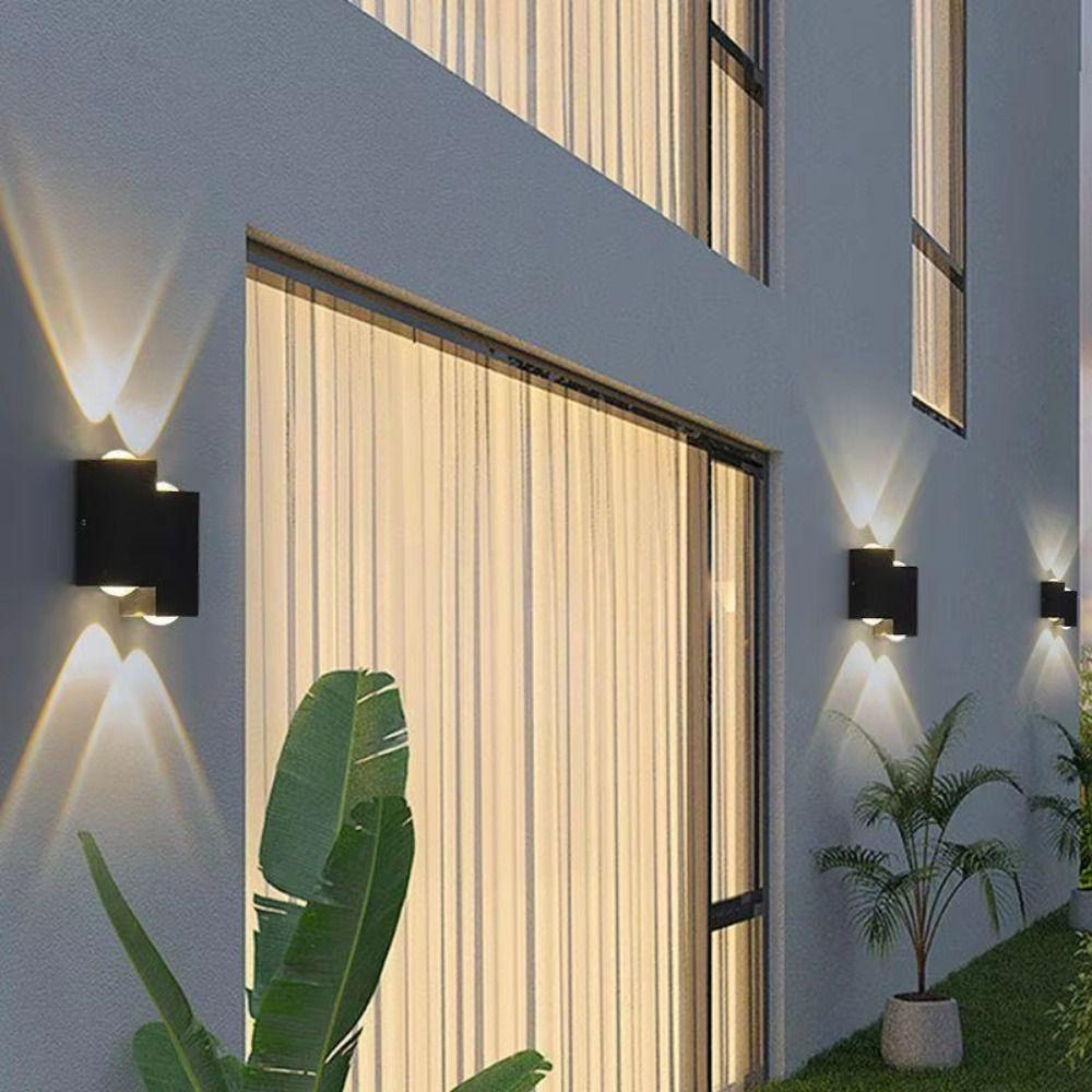 Waterproof IP65 LED Wall Lamp Aluminum Patio Wall Lights Outdoor Wall Lamp Exterior Wall Mount