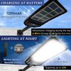New Solar Street Lights Ultra-Bright High-Power Flood Light Motion Sensor and Remote Control Dusk To Dawn Walkway Road Area Lamp
