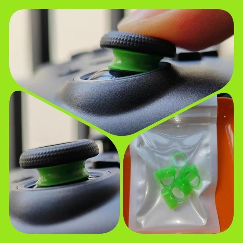 8pcs Silicone Joysticks Protector Rings Analogs Stick Defense Rings Gaming Accessories Suitable for P5 Controllers