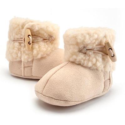 Winter Baby Boys Girls Shoes Winter Infants Warm Shoes Faux Fur Girls Baby Booties Leather Boy Baby Boots