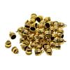 50pcs 10mm Bell End Cap Mesh Kumihimo Cord Tassel DIY Making Black