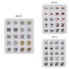 3D Halloween Nail Art Charms Skull Spiders Rhinestones Skeleton Alloy Nail Art
