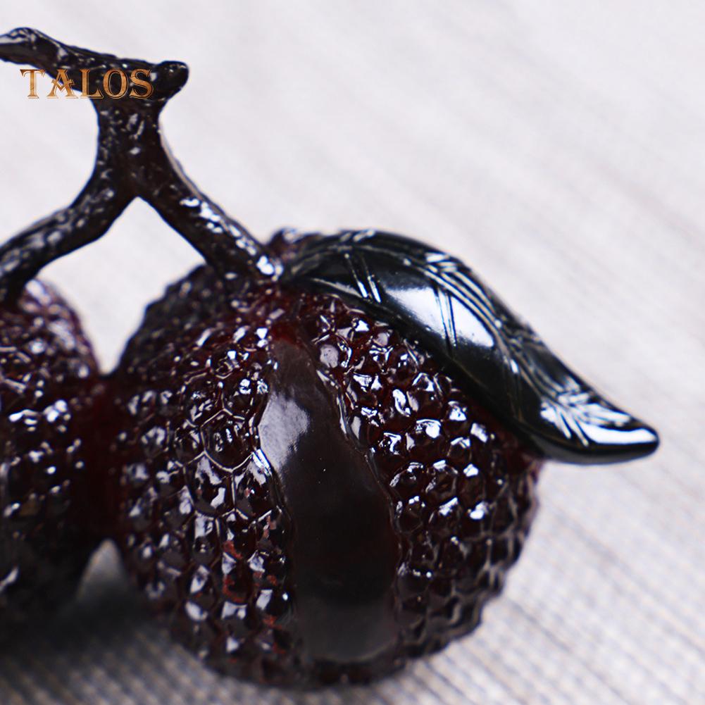 FLH Resin Změna barvy Litchi Tea Pet Home Table Odbarvování Příslušenství Dekorace