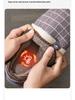 Men's Wool Slippers - Indoor Warm, Thick-Soled, Closed-Toe for Autumn/Winter 2025
