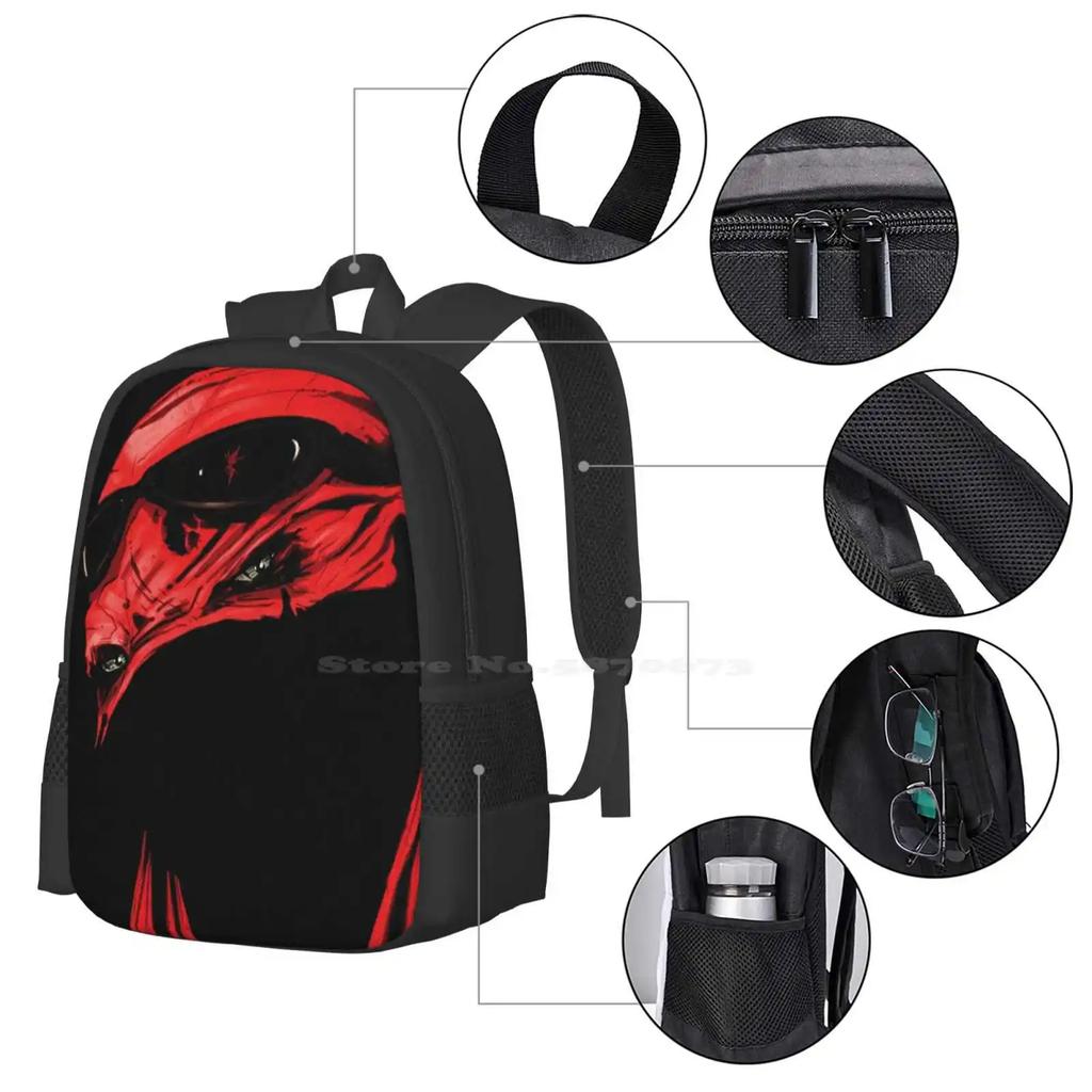 Mask Hot Sale Backpack Fashion Bags Turtles Badass Graphic Design Bold