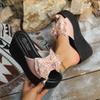 Summer Bow Platform Slippers Wedges Women Sandals 2025 New Super High Heels Trend Shoes Beach Woman Flip Flops Pumps