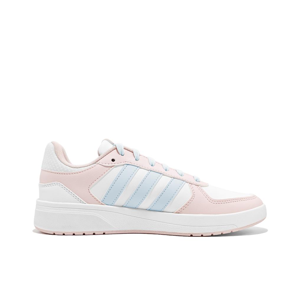 Adidas COURTBEAT Sweetie Cat Paw Artificial Leather Slip Resistant, Abrasion Resistant, Lightweight, Breathable Low top KI6785(Team1143-)