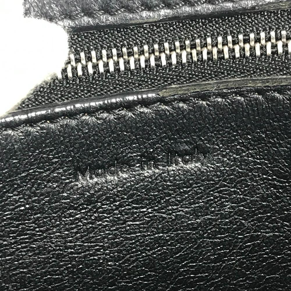 Celine Zweifarbige Kante Handtasche Fransen Quaste Umhängetasche Leder Beige/Marine