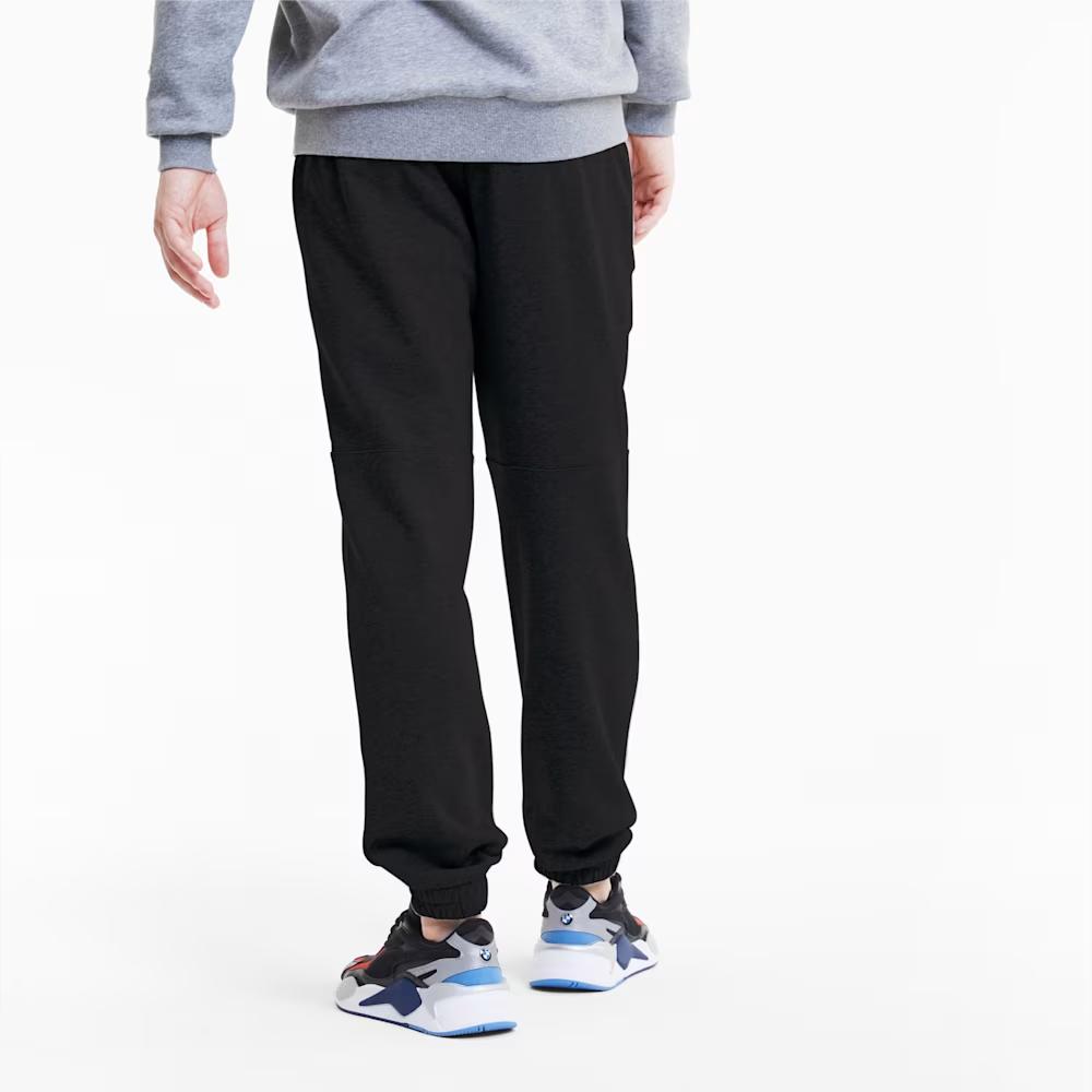 Puma X BMW Collaboration Sports Lifestyle Series Loose Comfortable Soft Warm Casual Pants Men pants Black 597973-01