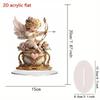 Cupid's Arrow Love Child Acrylic Ornament for Desk, Bedroom, or Office