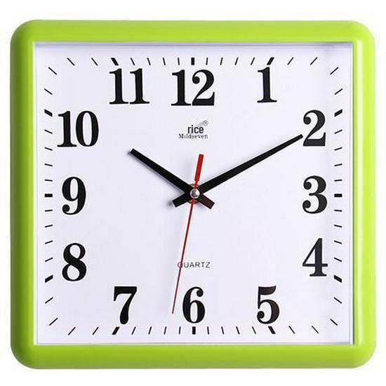 Silent Square Quartz Wall Clock with Perpetual Calendar - Creative, Fashionable Art Design for Living Room