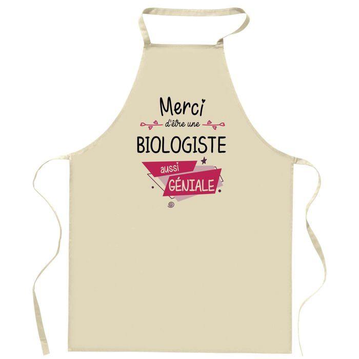 Tablier de cuisine - Planetee - Impression bretonne - Coton épais résistant - Imprimé en France