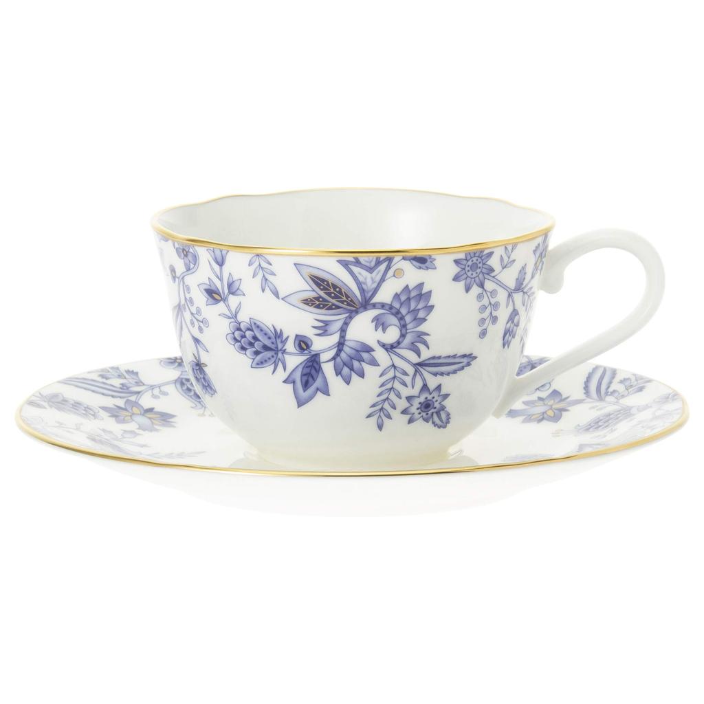 Noritake Cup Saucer Set 220cc Blue Sorrentino 5 Bone China & (Coffee Tea) F59387A/4562