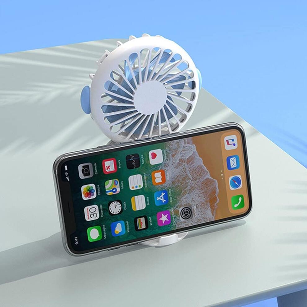 Usb Rechargeable Mini Fan 3 Speed Handheld Fan Desktop Usb Silent Electric Fan With Usb Charging Cable For Outdoor Fans(Onecolor)