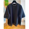Women Lace Trim Contrast Patchwork Crew Neck Half Sleeve T-Shirt