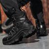 Vojenské taktické boty Desert Combat Outdoor Army turistické boty Vodotěsné cestovní boty Kožené pánské kotníkové boty