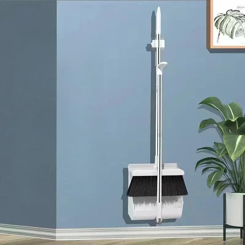 Thickened Plus-Sized Folding Rotating Broom Non-Viscous Set Dustpan Combination Increase Thickness Make It Easy To Hang Brooms