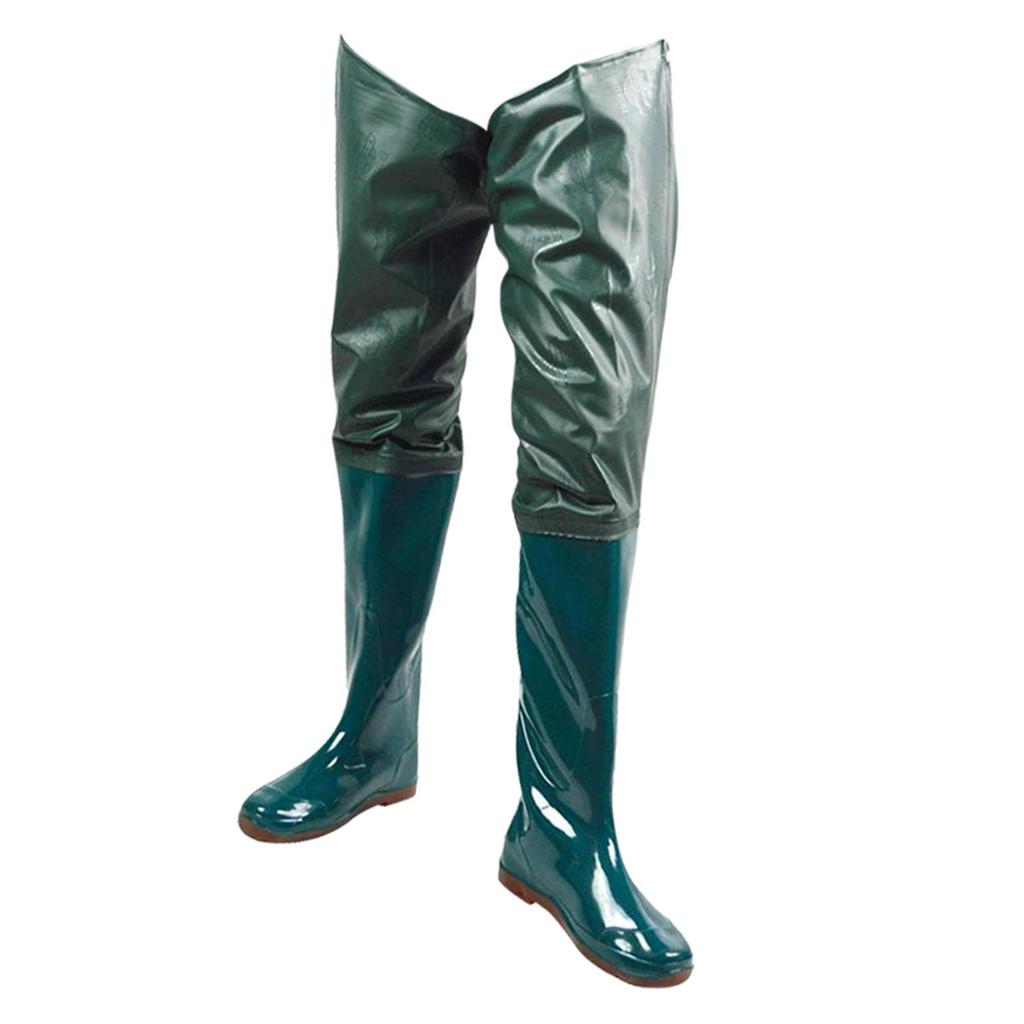 Deluxe Fishing Hip Water Women's Wading Pants with Boots Breathable Stockings