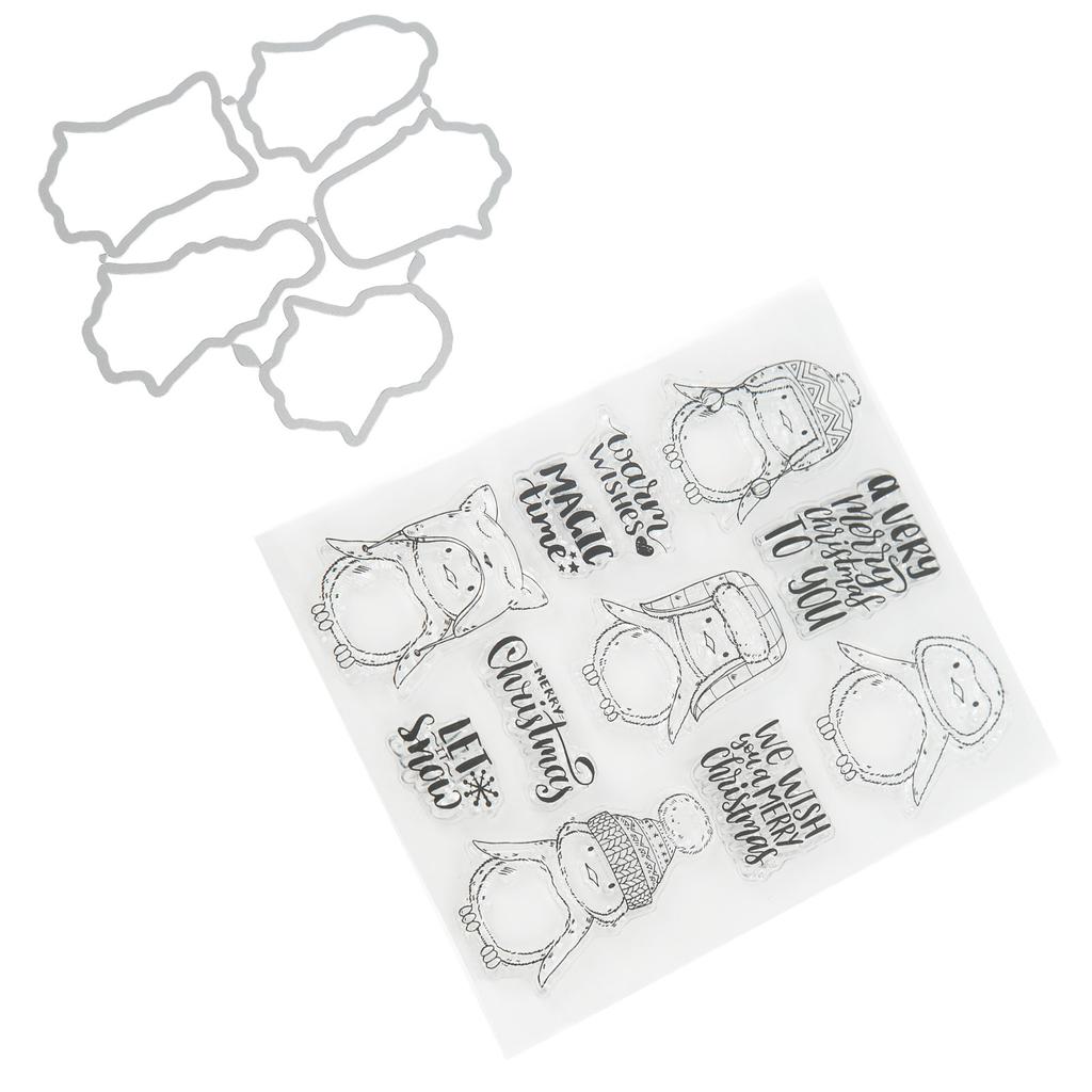 Klarsichtstempel Gesundes Material Wiederverwendbar Klar Einzigartiges Muster Breite Anwendung Transparenter Stempel für C