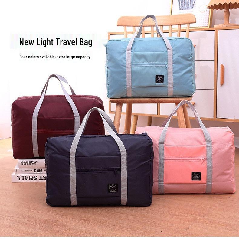 Large Capacity Cross-Border Travel Bag - Second Generation, Lightweight Waterproof Polyester, Compatible with Trolley Case