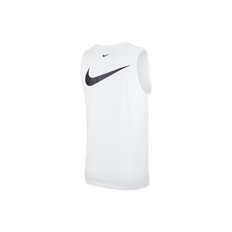 Nike Tanktops Herren Weiß Rundhalsausschnitt Moderat Sonstige CQ5293-100