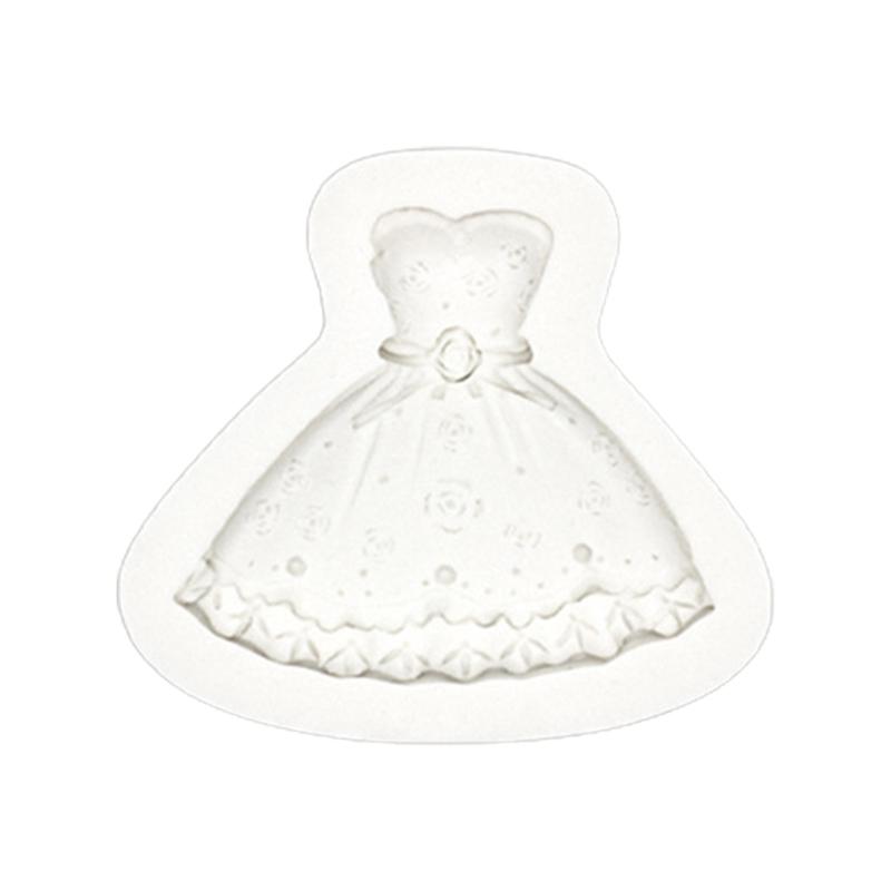 Mini Dress Shape Cake Silicone Mold Vegetable Fudge Candy Mold Chocolate Ice Block French Dessert Cake Decorations 1