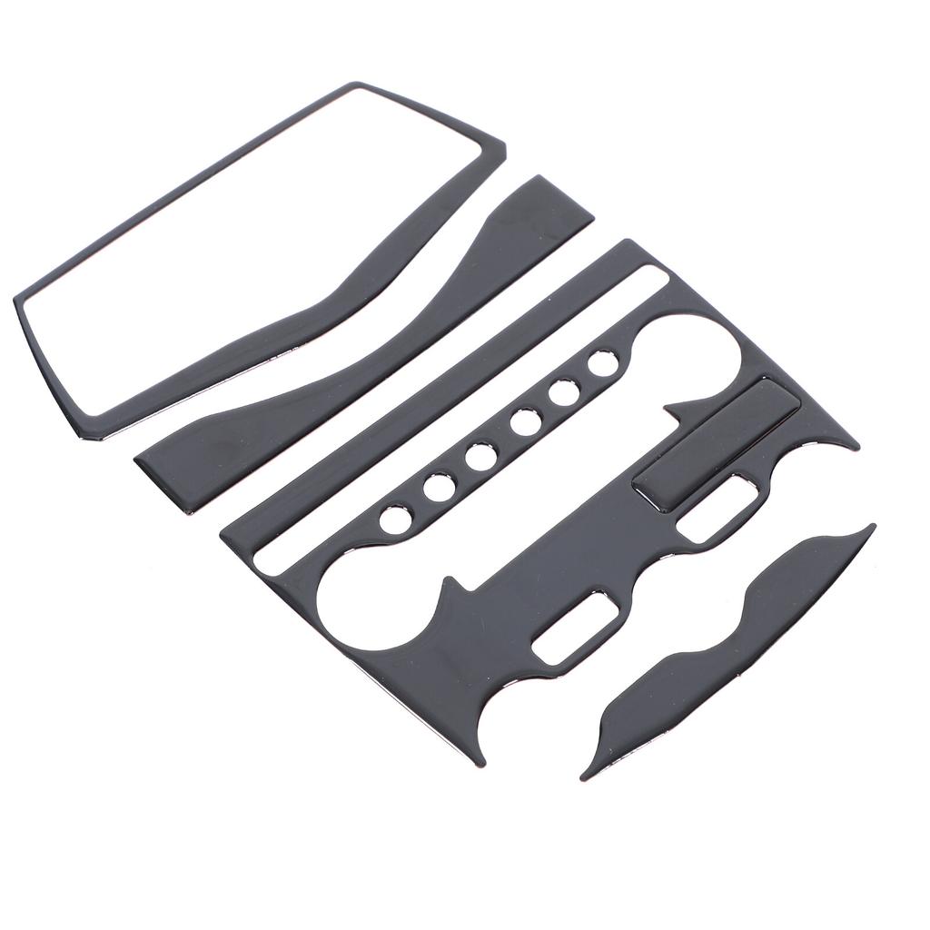 Glossy Piano Black Central Console Cover Trim For Nissan 370Z Z34 2009-